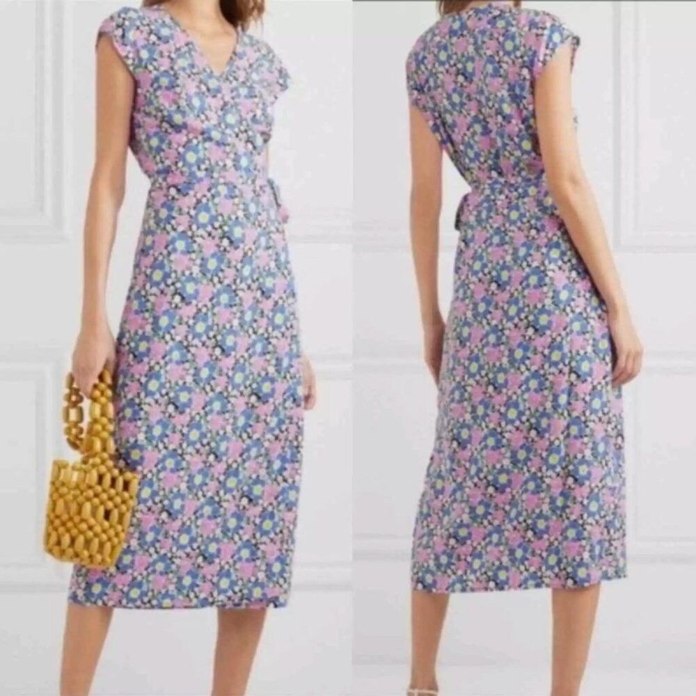 J. Crew Floral Wrap Dress